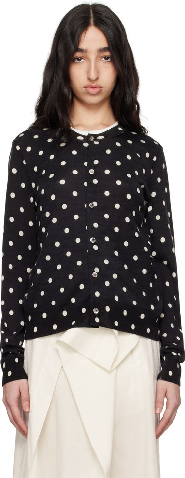 Пуловер Comme des Garçons Comme des Garçons Polka Dot Cardigan Черно | RO-N505-051-1, 0