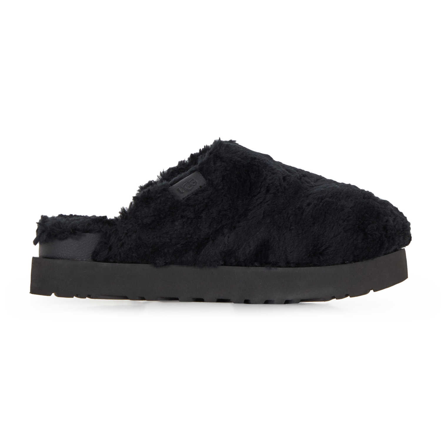 Кецове и обувки UGG Fuzz Sugar Slide Noir Черно | 1135132-BLK, 0
