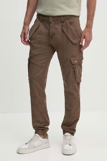 Карго панталони Alpha Industries Combat Pant LW Cargo Pants Кафяво | 126215, 0