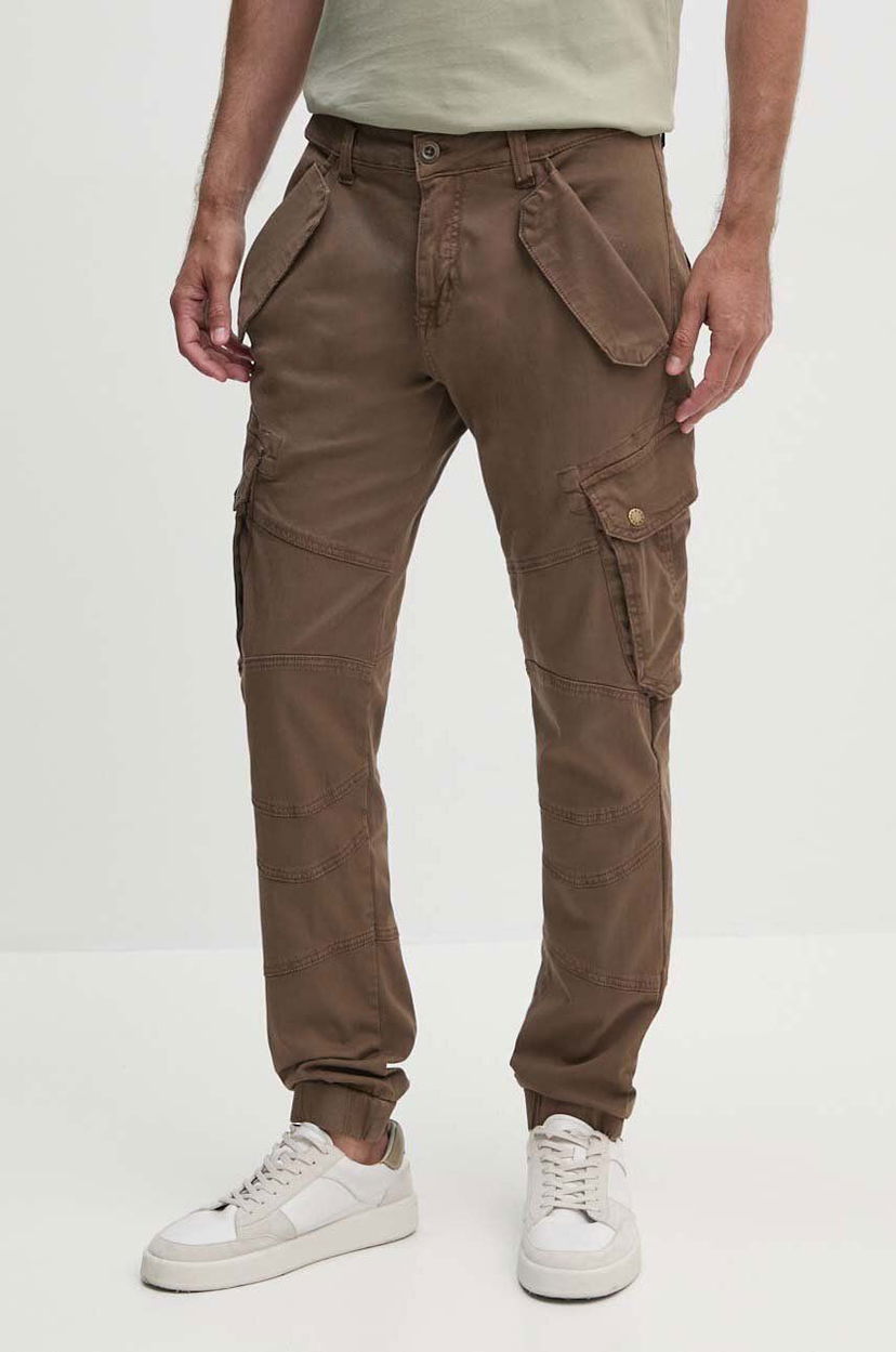 Карго панталони Alpha Industries Combat Pant LW Cargo Pants Кафяво | 126215