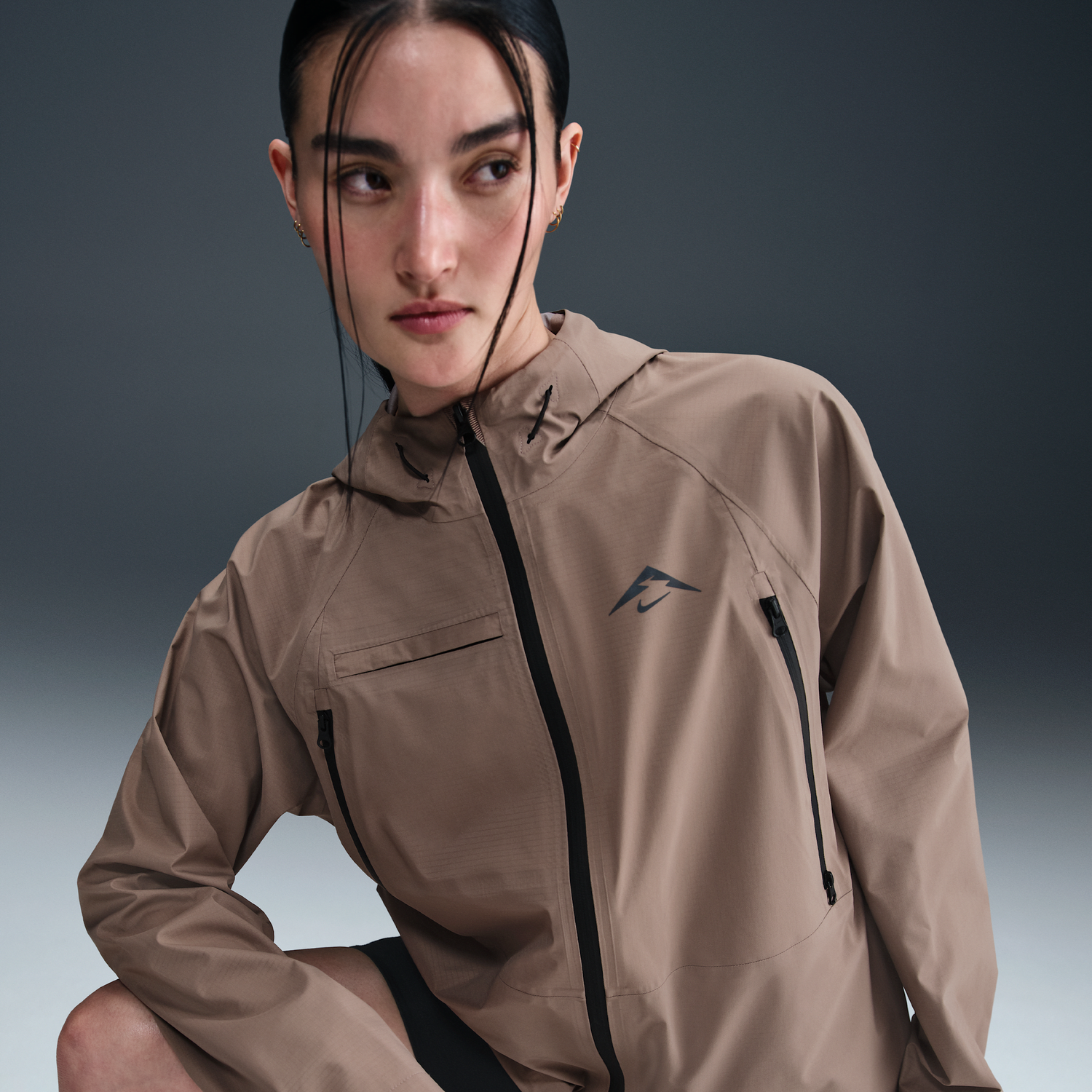 Ветровка Nike Trail Storm-FIT ADV Running Jacket Кафяво | FV6406-233, 1