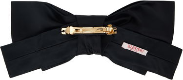 Значка Valentino Valentino Garavani VLogo Signature Satin Bow Hair Clip Черно | 6W0HT00CEUF, 1