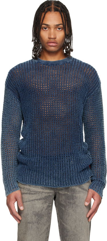 Пуловер Diesel K-Redros Sheer Knit Crewneck Sweater Синьо | A19202-0CBDP-8AT, 0