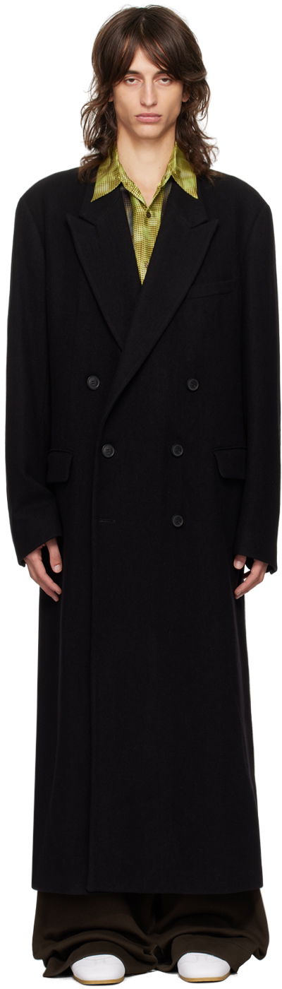 Палта Dries Van Noten Double-Breasted Coat Черно | 242-020205-9179