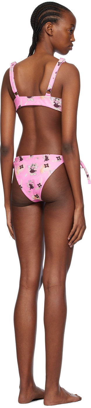 Бански Chopova Lowena Suski Print Bikini Розово | 6418, 2