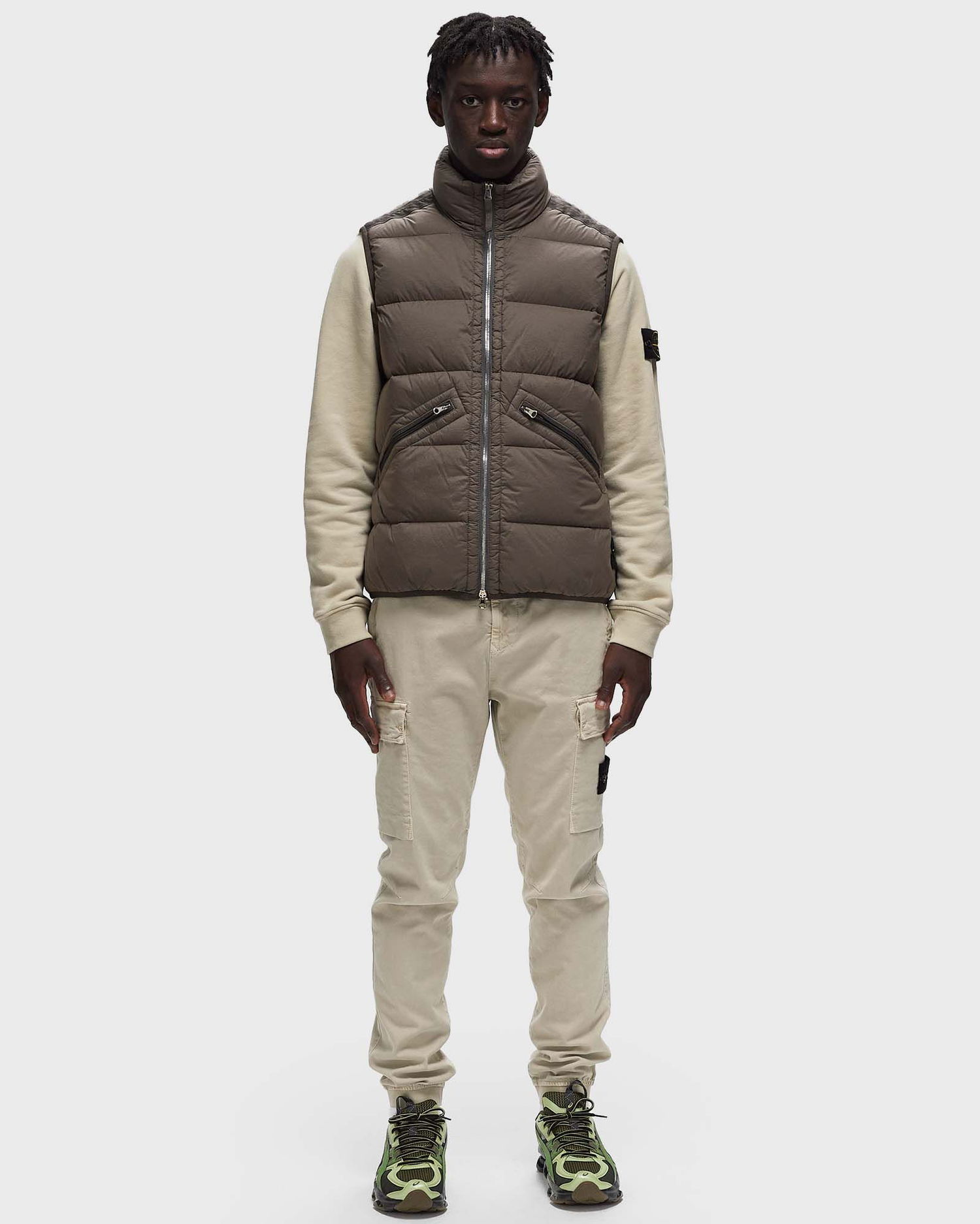 Жилетка Stone Island PIUMA Кафяво | 8115G0828.V0075, 1