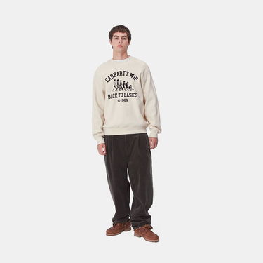 Суитчър Carhartt WIP Men's Natural Back to Basics Graphic Sweatshirt Бежово | I034040_9, 2