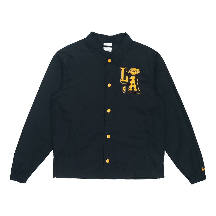 Ветровка Nike Los Angeles Lakers Courtside Coach Jacket Черно | DB1440-010