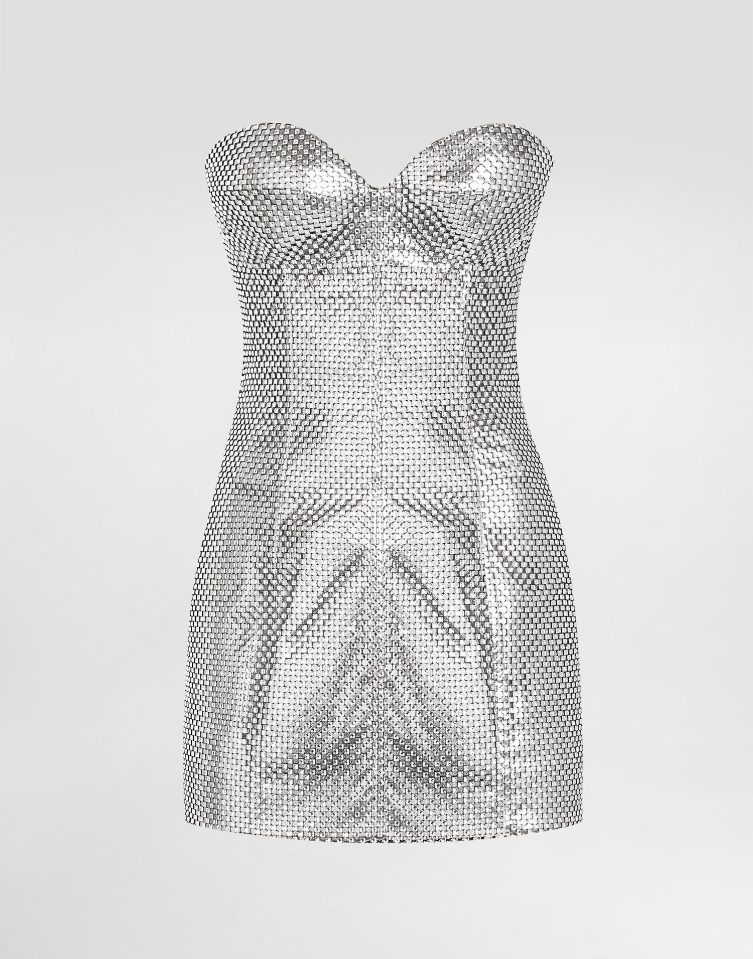 Pокля Dolce & Gabbana Dolce & Gabbana Strapless Mini Dress Металик | F60EQTGDDHGS0998, 0