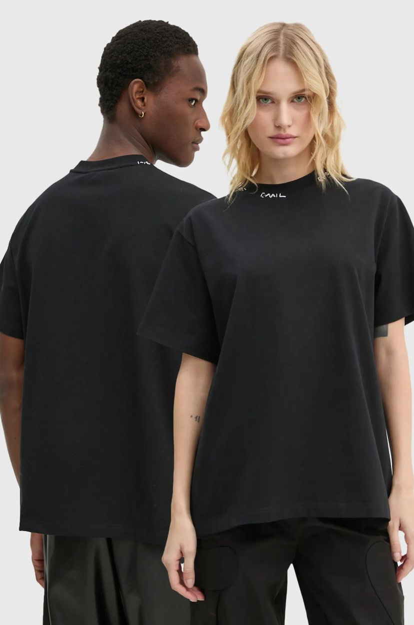 Тениска HELIOT EMIL Black T-Shirt Черно | AW24.M.09.127.BLK01