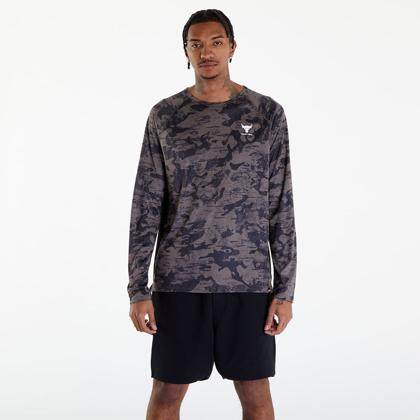 Тениска Under Armour Project Rock IsoChill Long Sleeve T-Shirt Черно | 1383218-176