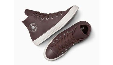 Кецове и обувки Converse Chuck Taylor All Star Leather Бургунди | A13027C, 4