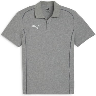 Поло тениска Puma teamFINAL Casuals Polo Сиво | 658535-33, 0