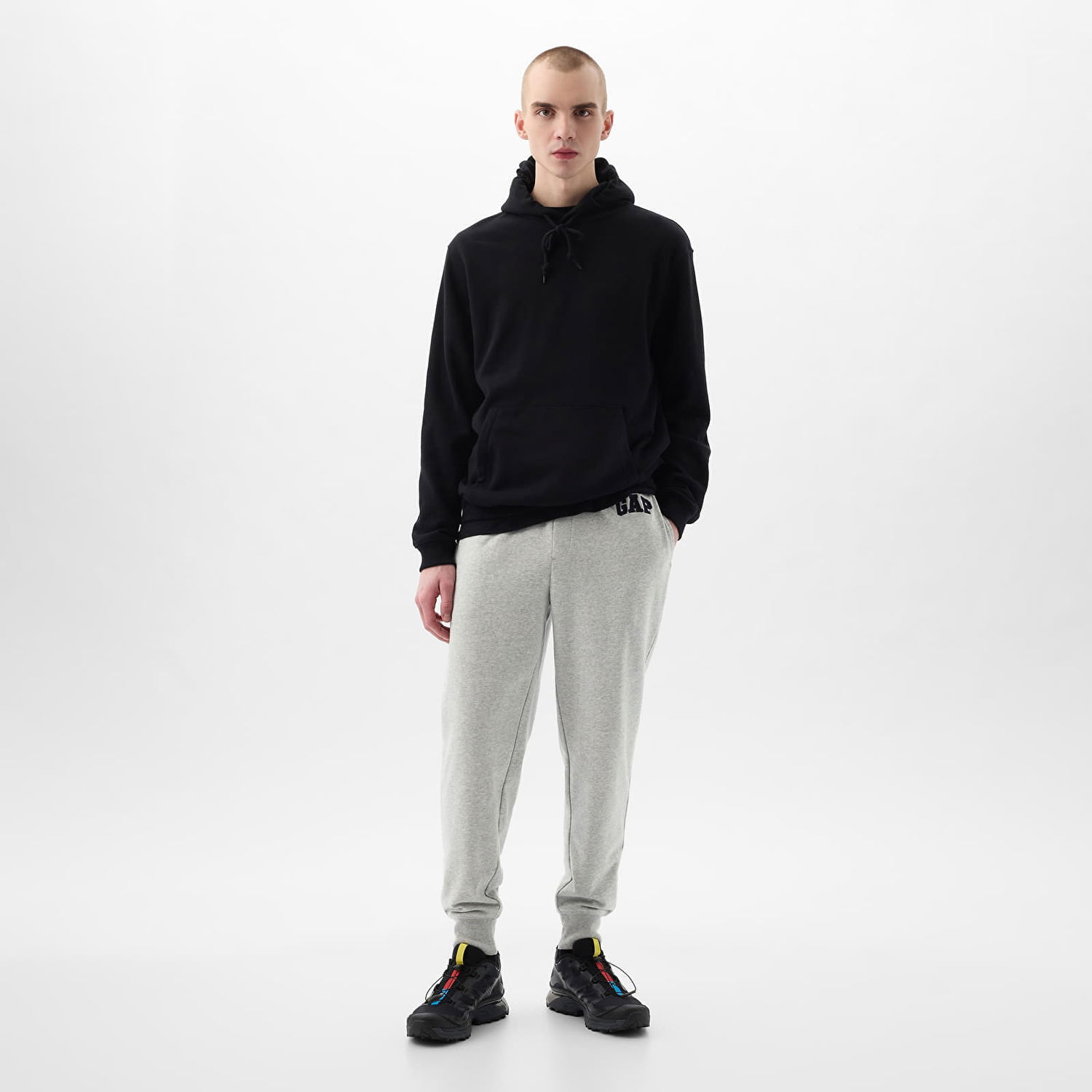 Спортни панталони GAP French Terry Logo Joggers B08 Сиво | 868463-02, 0
