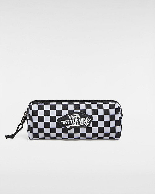 Раници и чанти Vans Old Skool Checkerboard Pencil Pouch Черно | VN000H58Y28, 0