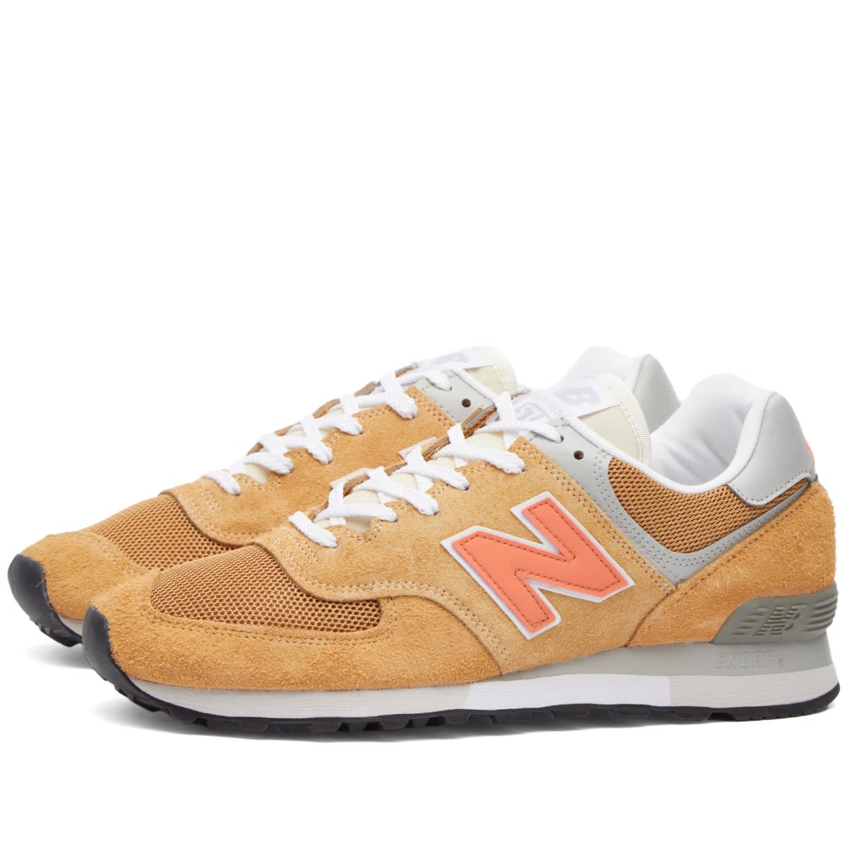 Кецове и обувки New Balance Men's OU576COO - Made in UK Sneakers in Latte, Size UK 10 | END. Clothing Оранжево
 | OU576COO, 0