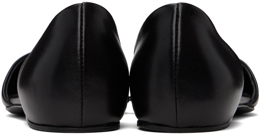 Кецове и обувки TOTEME Asymmetric Ballerina Flats Черно | 241-WAS1076-LE0046, 1