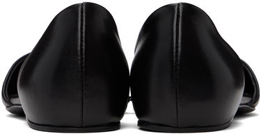 Кецове и обувки TOTEME Asymmetric Ballerina Flats Черно | 241-WAS1076-LE0046, 1