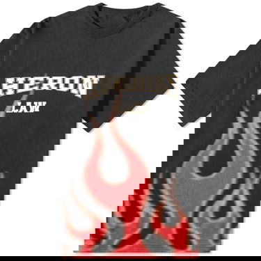 Тениска HERON PRESTON Heron Law Flames Tee Черно | HMAA032S23JER0071025, 0