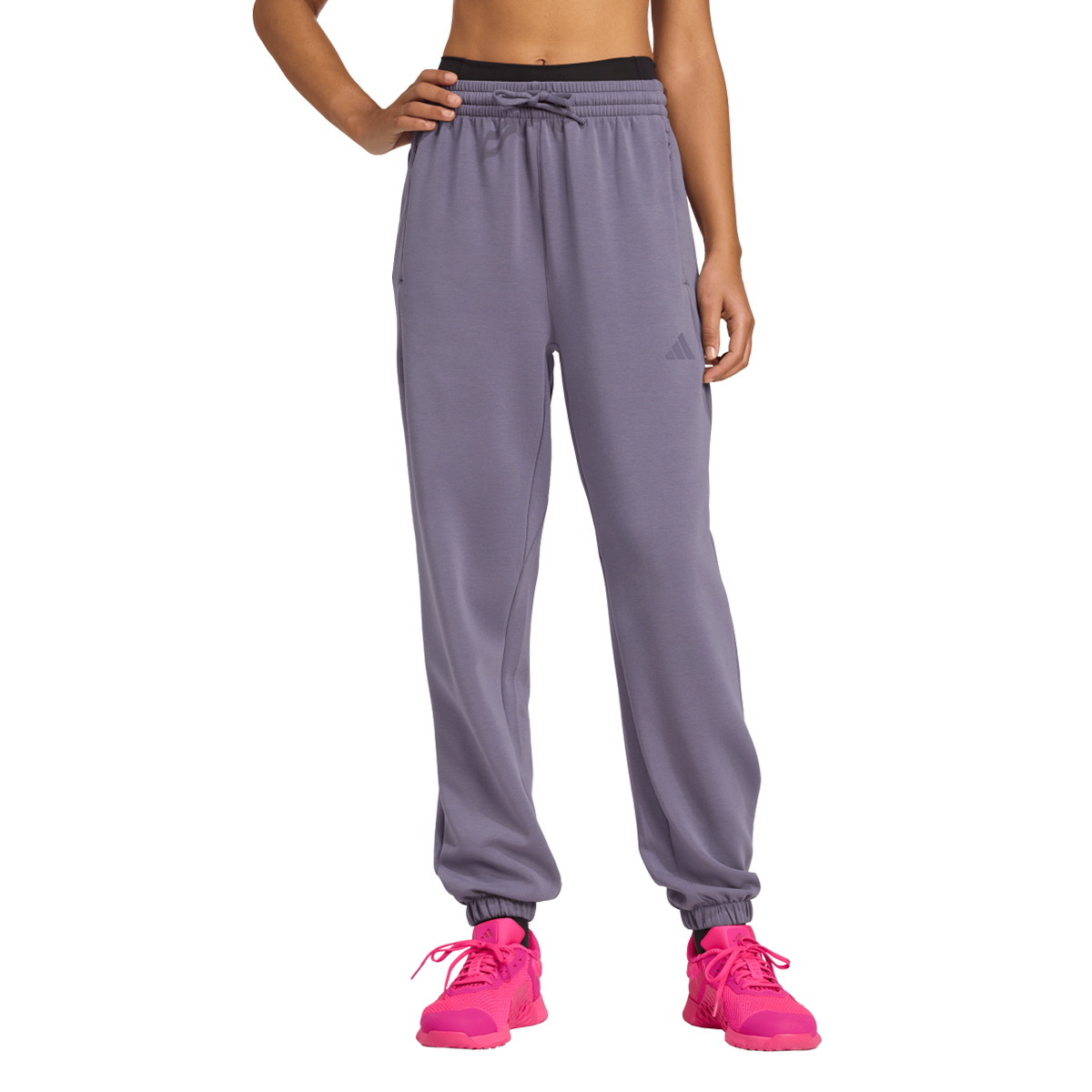Спортни панталони adidas Originals D4T Knit Pant Лилаво | JX3137, 0