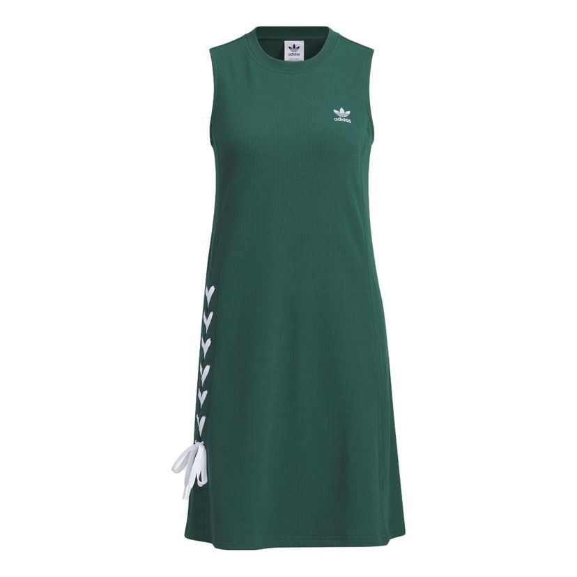 Pокля adidas Originals Originals Lace-Up Side Tank Dress Зелено | IP2208