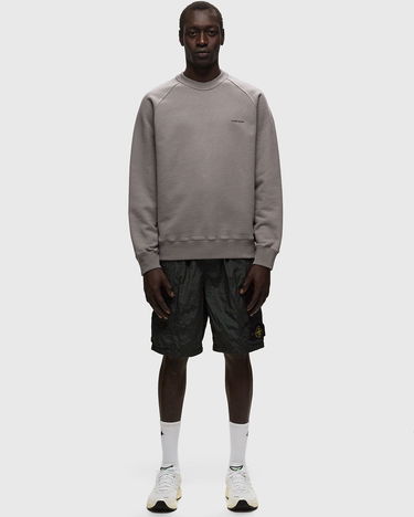 Пуловер Stone Island Logo Flocked Crewneck Сиво | 801560755.V0092, 1