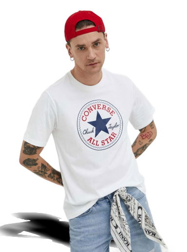 Тениска Converse Cotton T-shirt Бяло | 10025459.A03