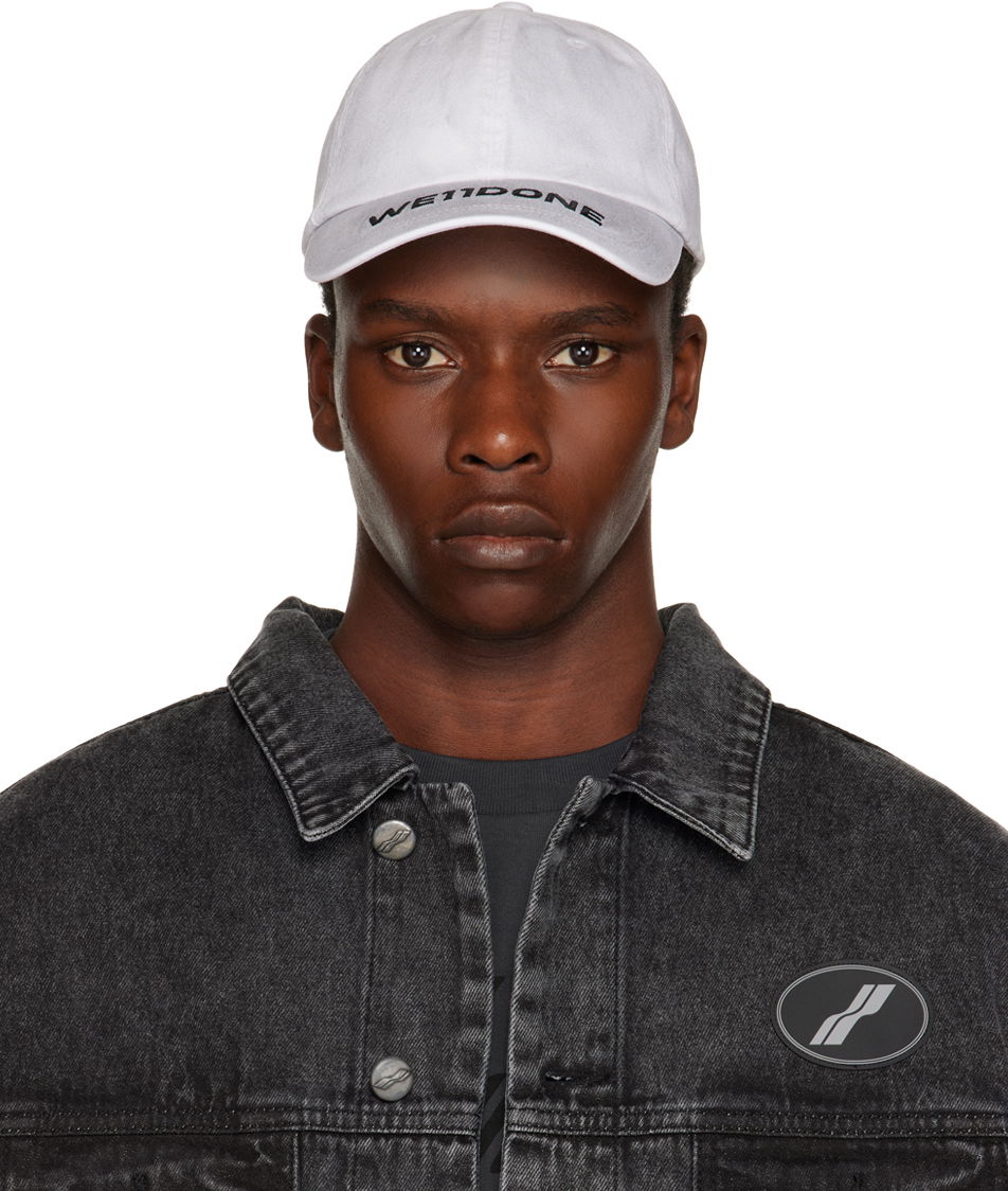 Шапка с козирка We11done We11done Logo Cap Бяло | WD-AH3-22-409-U-WH, 0