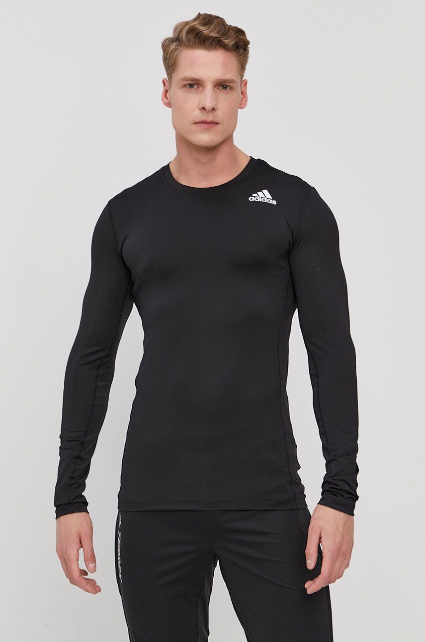 Тениска adidas Performance adidas Performance Long Sleeve T-Shirt Черно | GM5038, 0