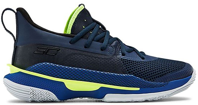 Кецове и обувки Under Armour Curry 7 Dub Nation Синьо | 3022113-405, 0