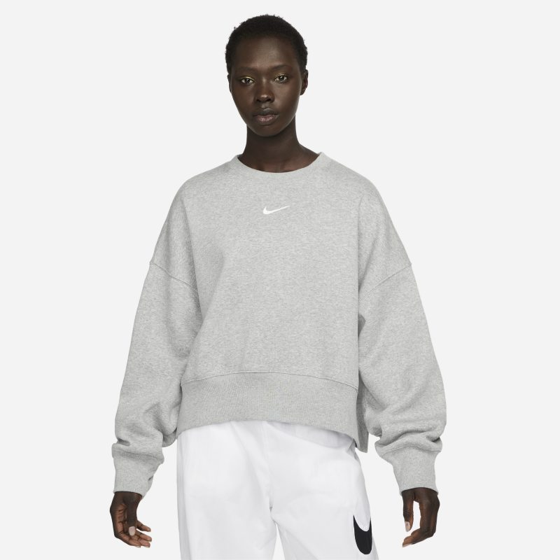 Суитчър Nike Sportswear Phoenix Fleece Oversized Sweatshirt Сиво | DQ5761-063, 0
