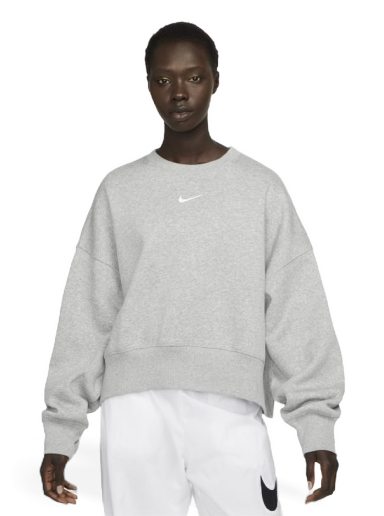 Суитчър Nike Sportswear Phoenix Fleece Oversized Sweatshirt Сиво | DQ5761-063