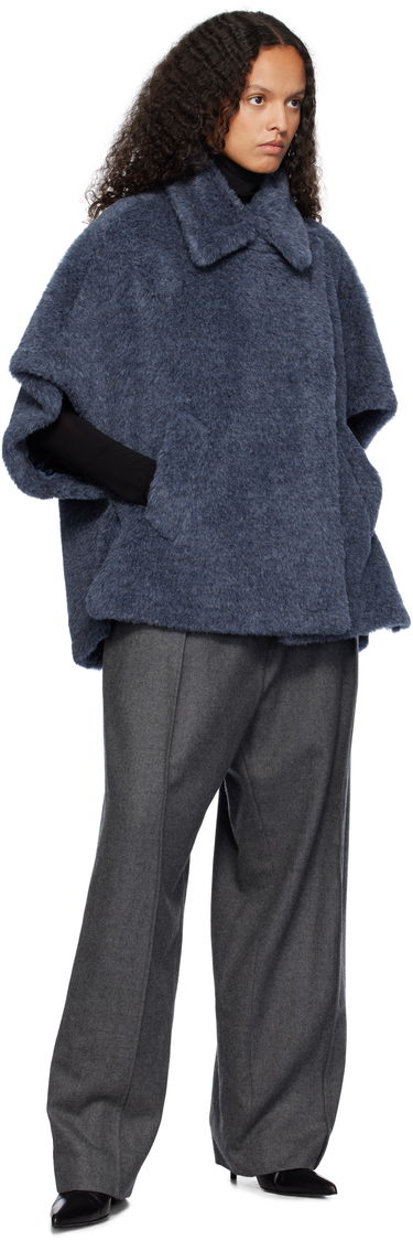 Пуловер Max Mara Max Mara Tebe1 Cape Jacket Синьо | 2424736212600 MM10506, 3