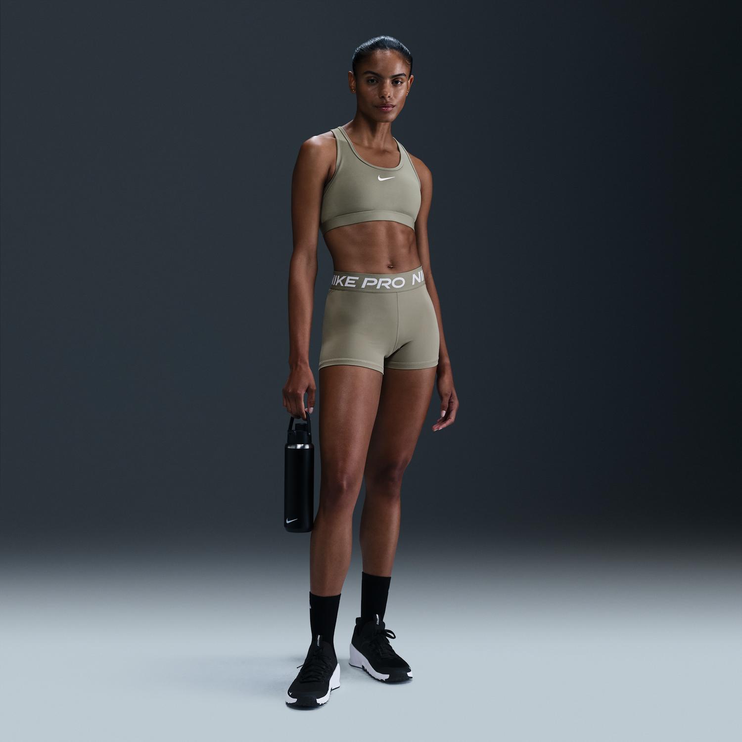 Сутиен Nike Pro 3" Training Shorts Бежово | CZ9857-320, 1