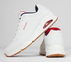 Кецове и обувки Skechers Uno Бяло | 52458-WNVR, 2