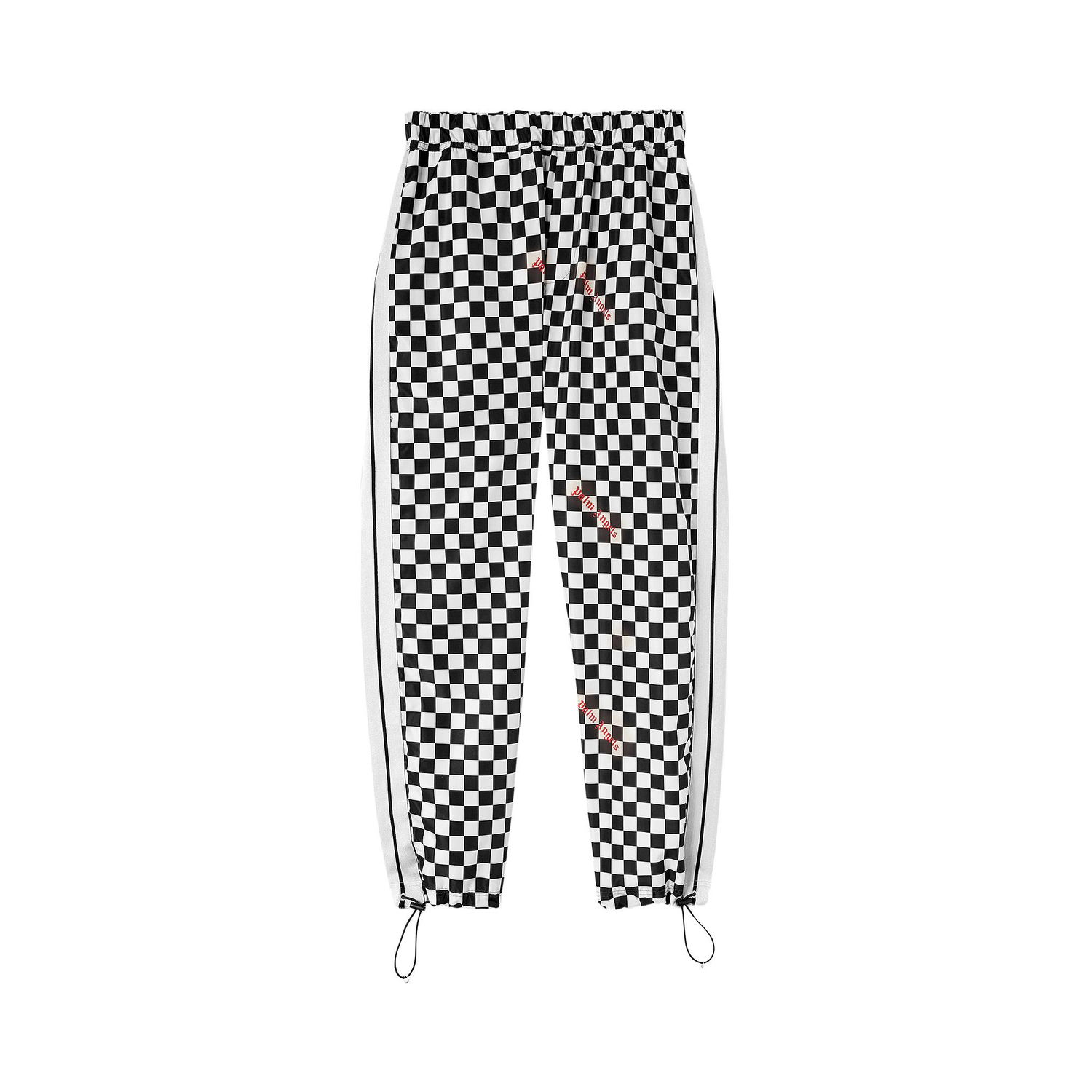 Панталони Palm Angels Damier Print Aftersport Pants Черно | PMCA051F22FAB0031025, 1