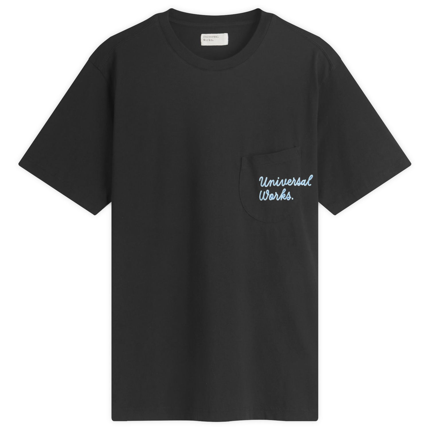 Тениска Universal Works Universal Works Pocket Tee, Size Medium Черно | 32635-BLK, 1