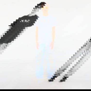 Тениска A.P.C. Standard Brodé Rayé T-Shirt Сиво | COHMB-M26384 TZD, 3