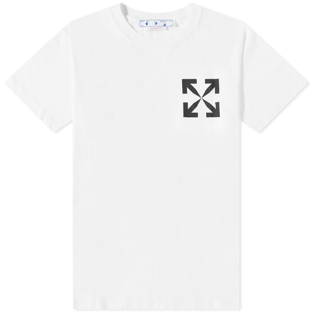 Тениска Off-White Single Arrow Slim Tee Бяло | OMAA027C99JER0120110, 1
