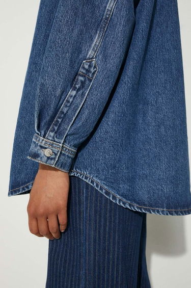 Риза Samsoe Samsoe Samsoe Samsoe Salea Relaxed Denim Shirt Синьо | F24200016, 5