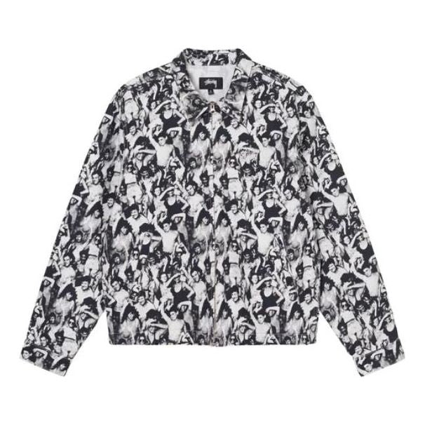 Яке Stüssy Stussy Beach Mob Bing Print Jacket Черно | 115651, 0