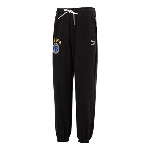 Спортни панталони Puma Team Logo Fleece Pants Черно | 622277-01, 0