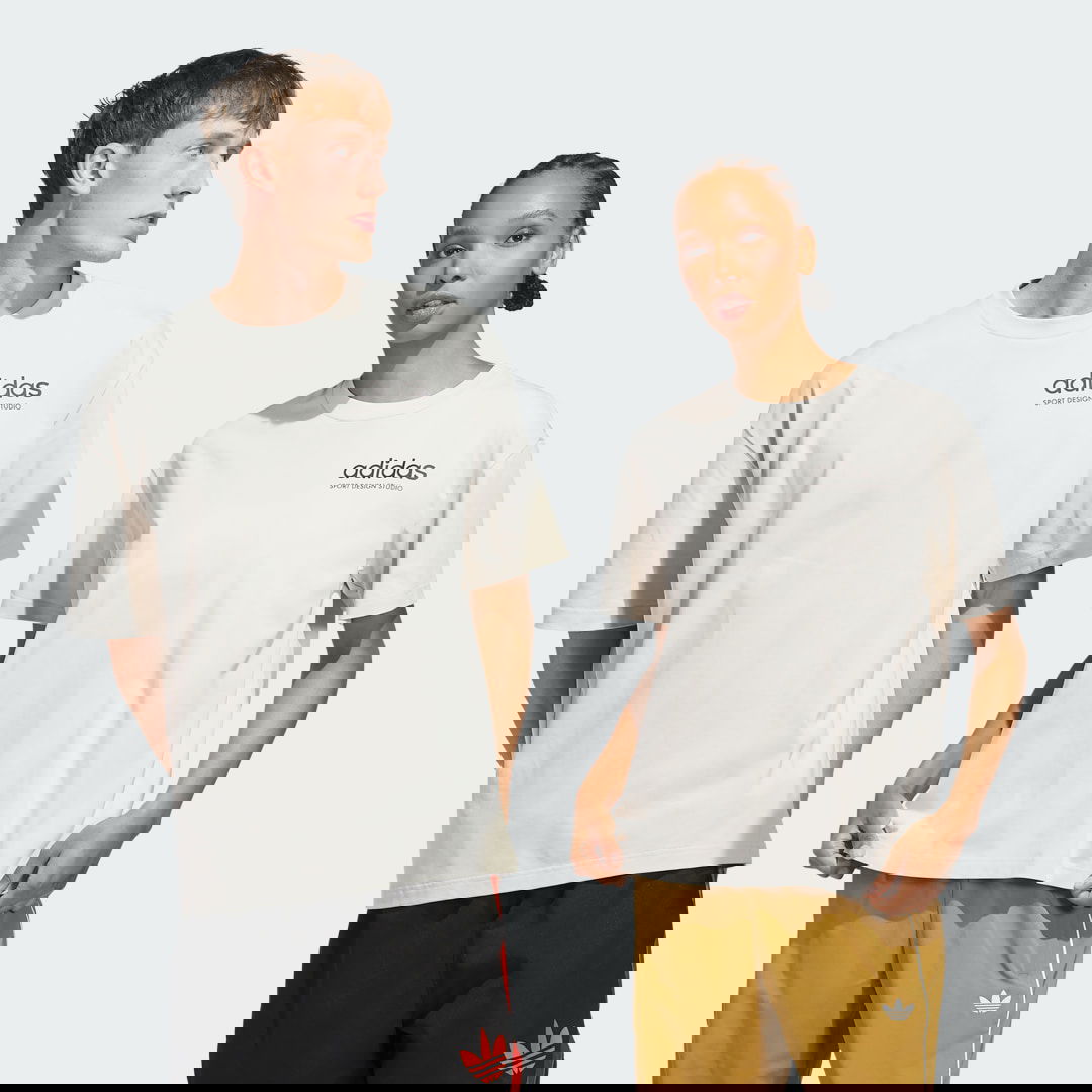 Тениска adidas Performance Sport Design Studio Graphic T-Shirt Бежово | JW8621, 0