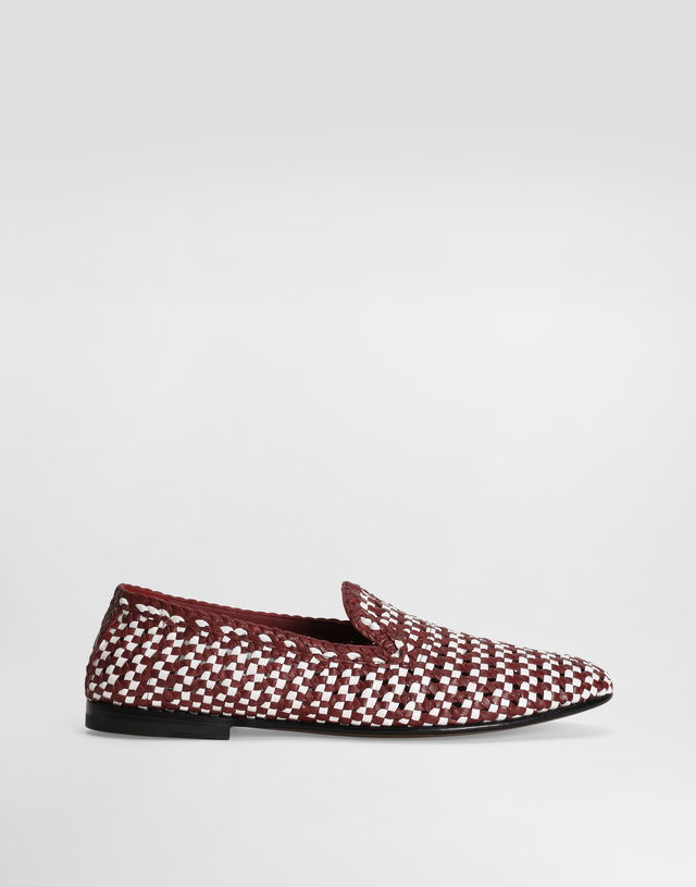 Dolce & Gabbana Woven Leather Loafers