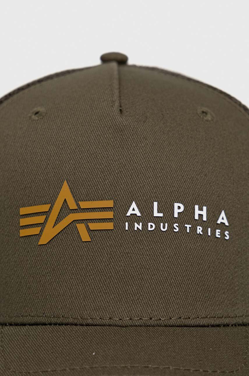 Шапка с козирка Alpha Industries Cap Зелено | 106901.142, 1