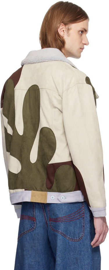 Яке KidSuper KidSuper Floral Patchwork Suede Jacket Многоцветен | SS25-OW-11, 2