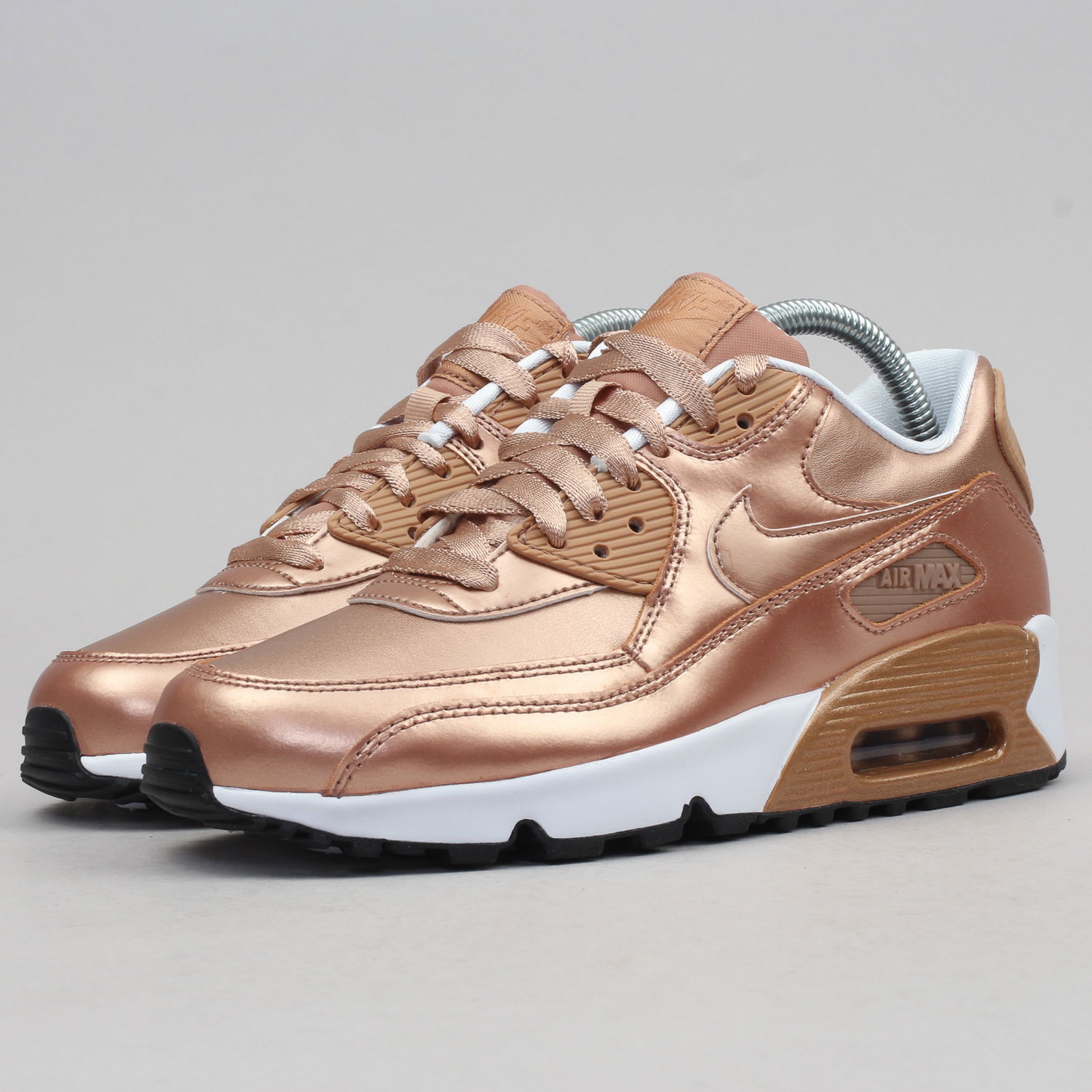 Кецове и обувки Nike Air Max 90 SE Leather "Metallic Bronze" GS Металик | 859633-900, 1