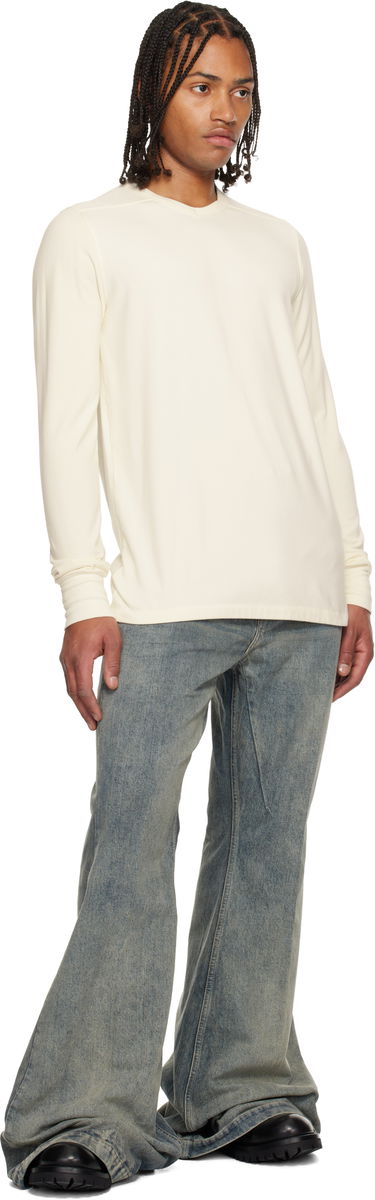 Тениска Rick Owens Concordians Thermal T-shirt Бяло | RR02E1225 JPT, 3