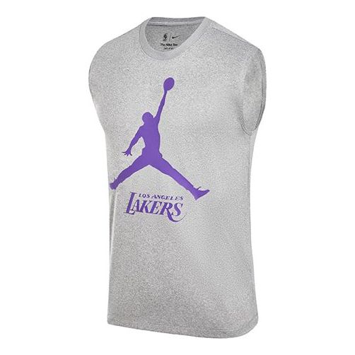 Потник Jordan Jordan Lakers Basketball Graphic Sleeveless T-Shirt Сиво | FQ1979-063, 0