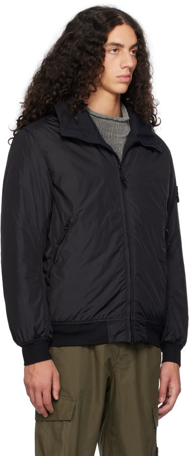 Яке бомбър Stone Island Crinkle Reps R-NY Bomber Jacket Черно | 811540823, 1